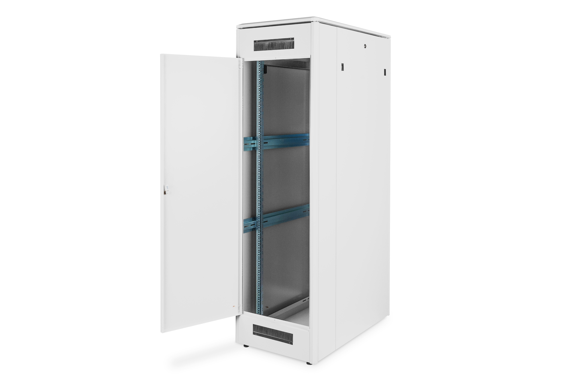 DIGITUS Unique 42U 19" network cabinet, 600 × 1000 mm (W × D), grey — view 2