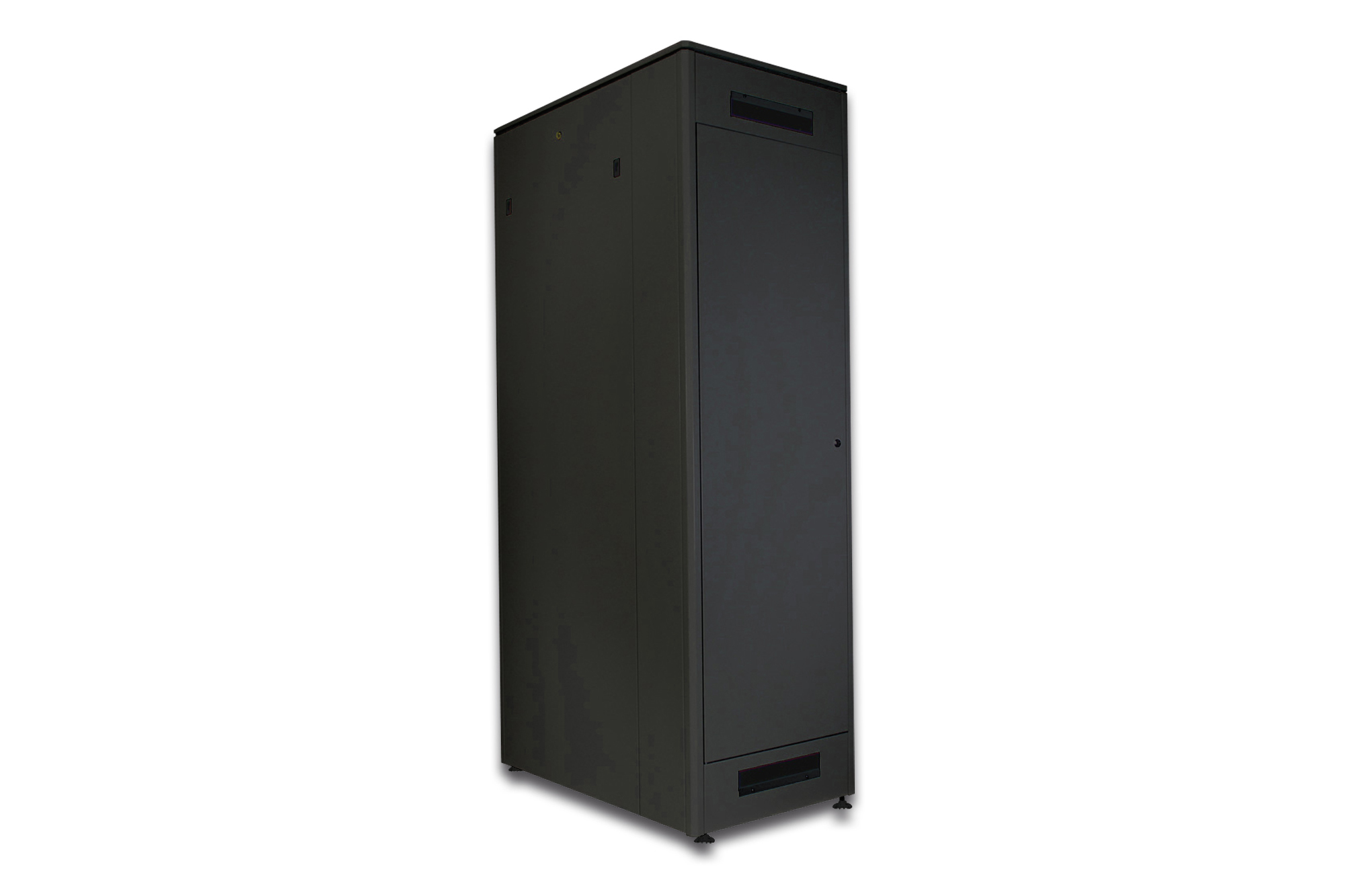 DIGITUS Unique 42U 19" network cabinet, 600 × 1000 mm (W × D), black — view 2