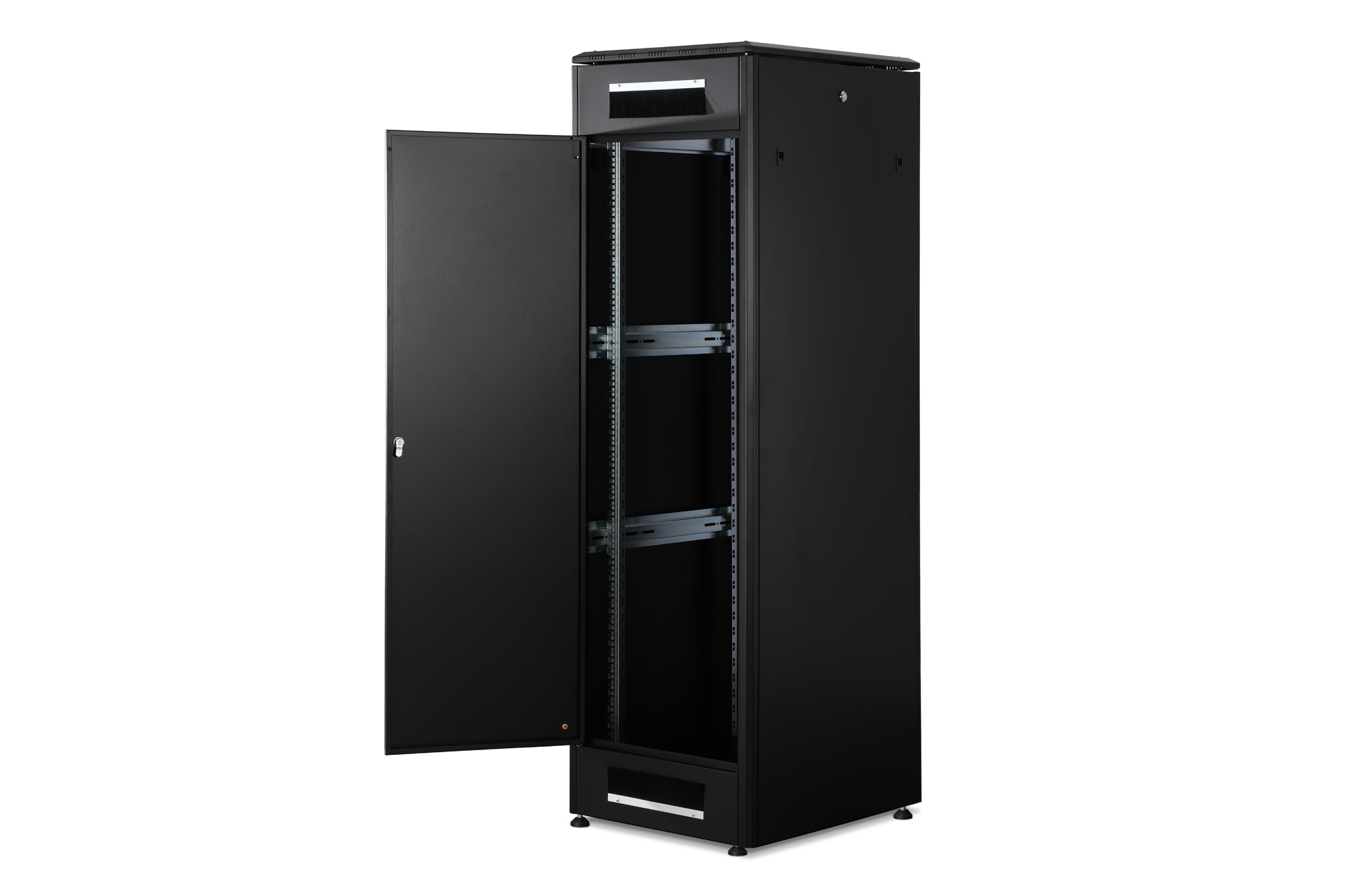 DIGITUS Unique 42U 19" network cabinet, 600 × 800 mm (W × D), black — view 2