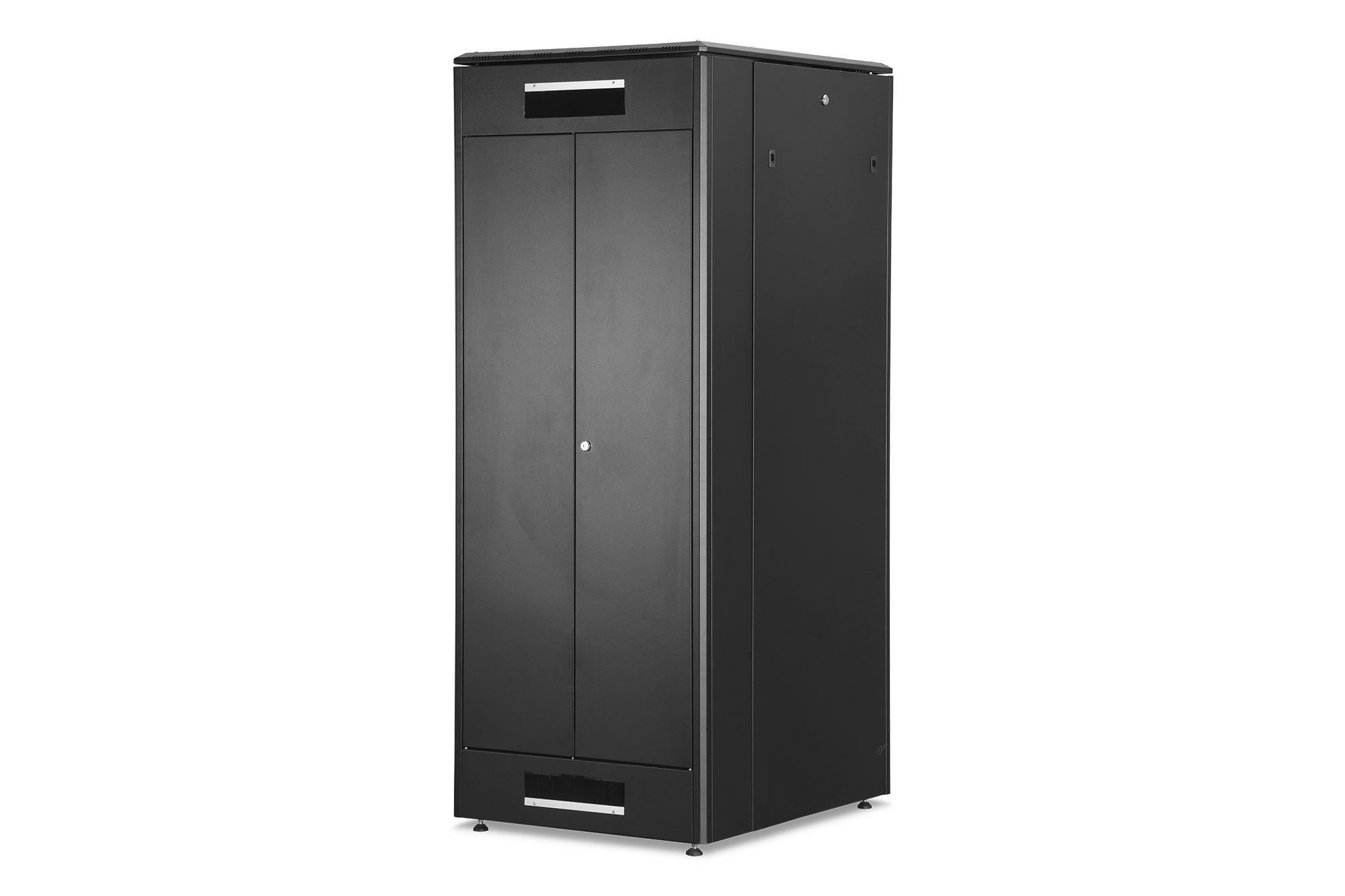 DIGITUS Unique 42U 19" network cabinet, 800 × 1000 mm (W × D), black — view 2
