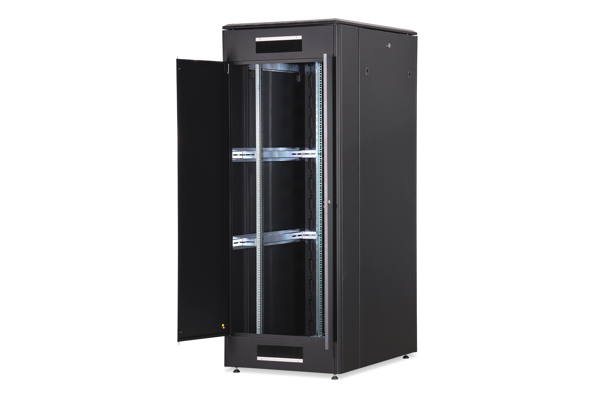 DIGITUS Unique 42U 19" network cabinet, 800 × 1000 mm (W × D), black — view 3