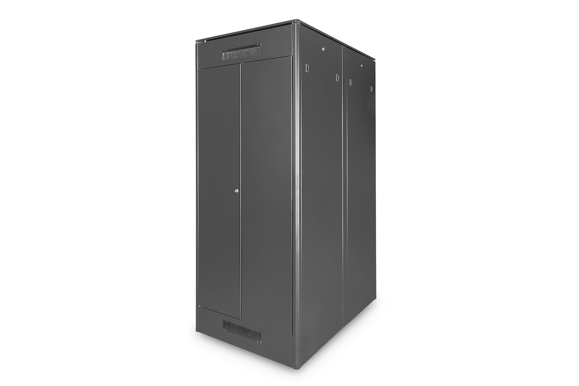 DIGITUS Unique 42U 19" network cabinet, 800 × 1200 mm (W × D), black — view 2
