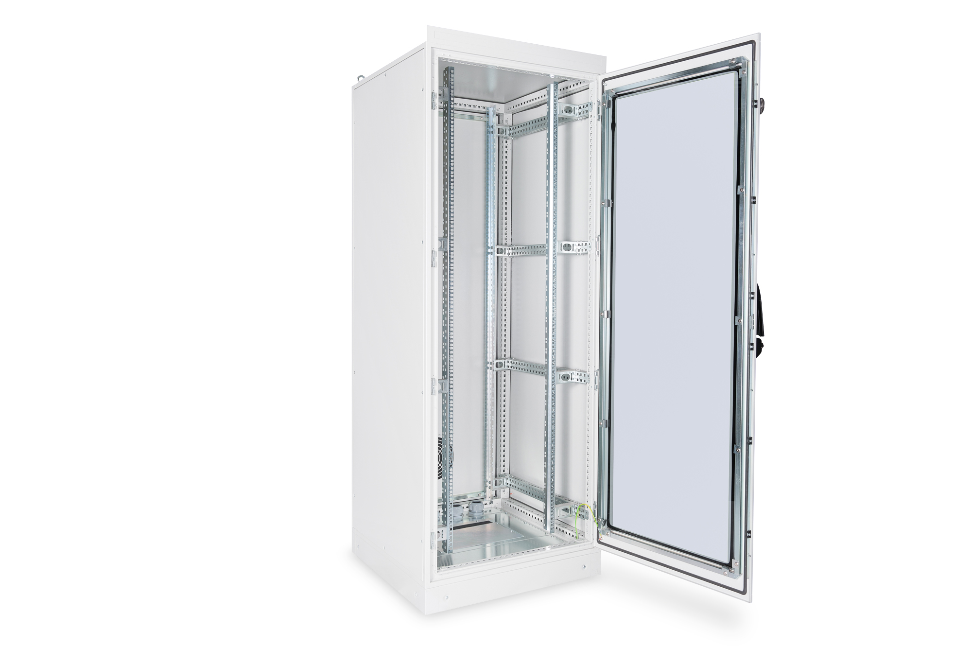 DIGITUS Industrial IP55 42U 19" industrial network cabinet, 800 × 800 mm (W × D), grey — view 3