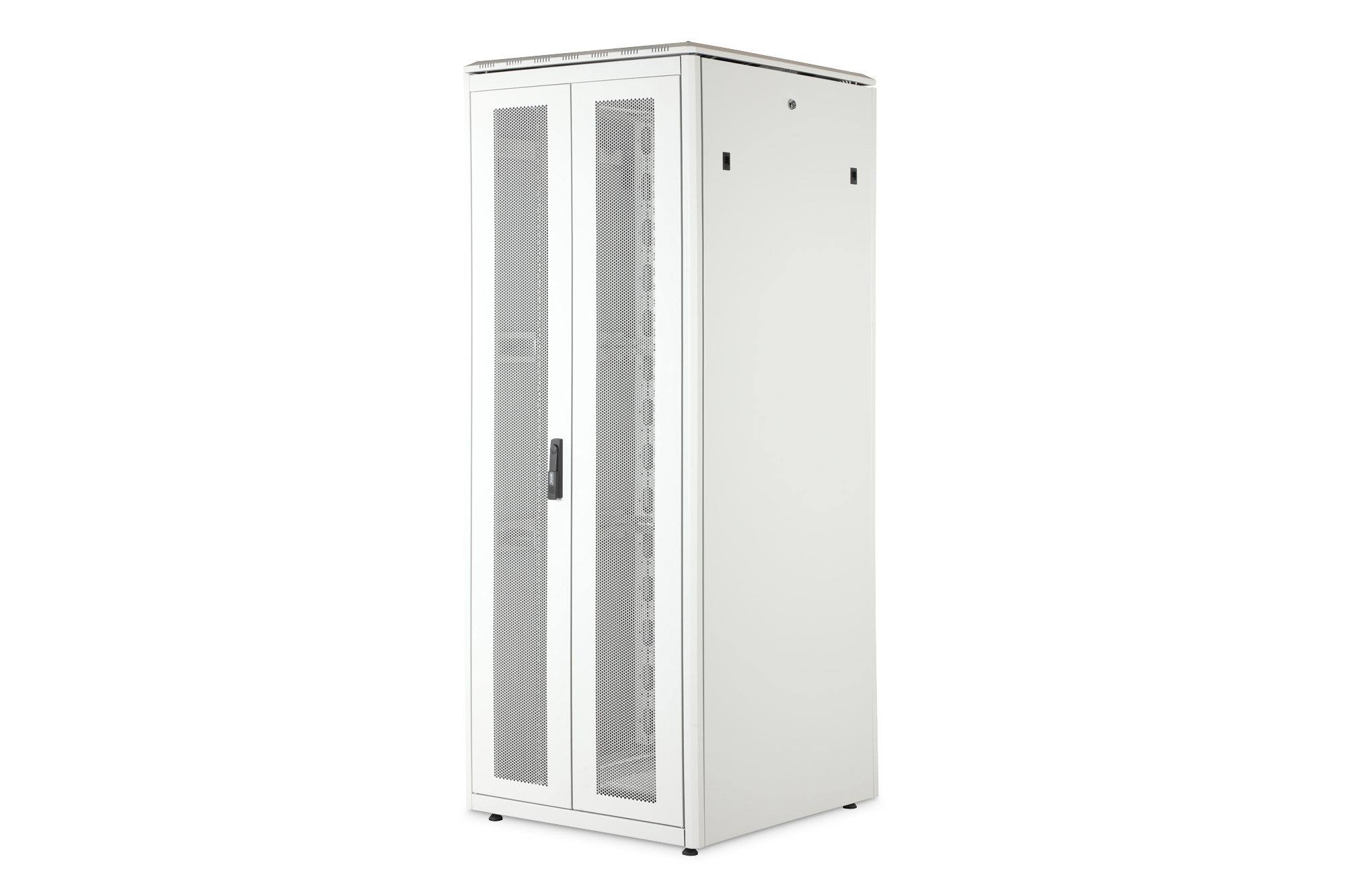 DIGITUS Unique 42U 19" network cabinet, 800 × 800 mm (W × D), grey — view 2