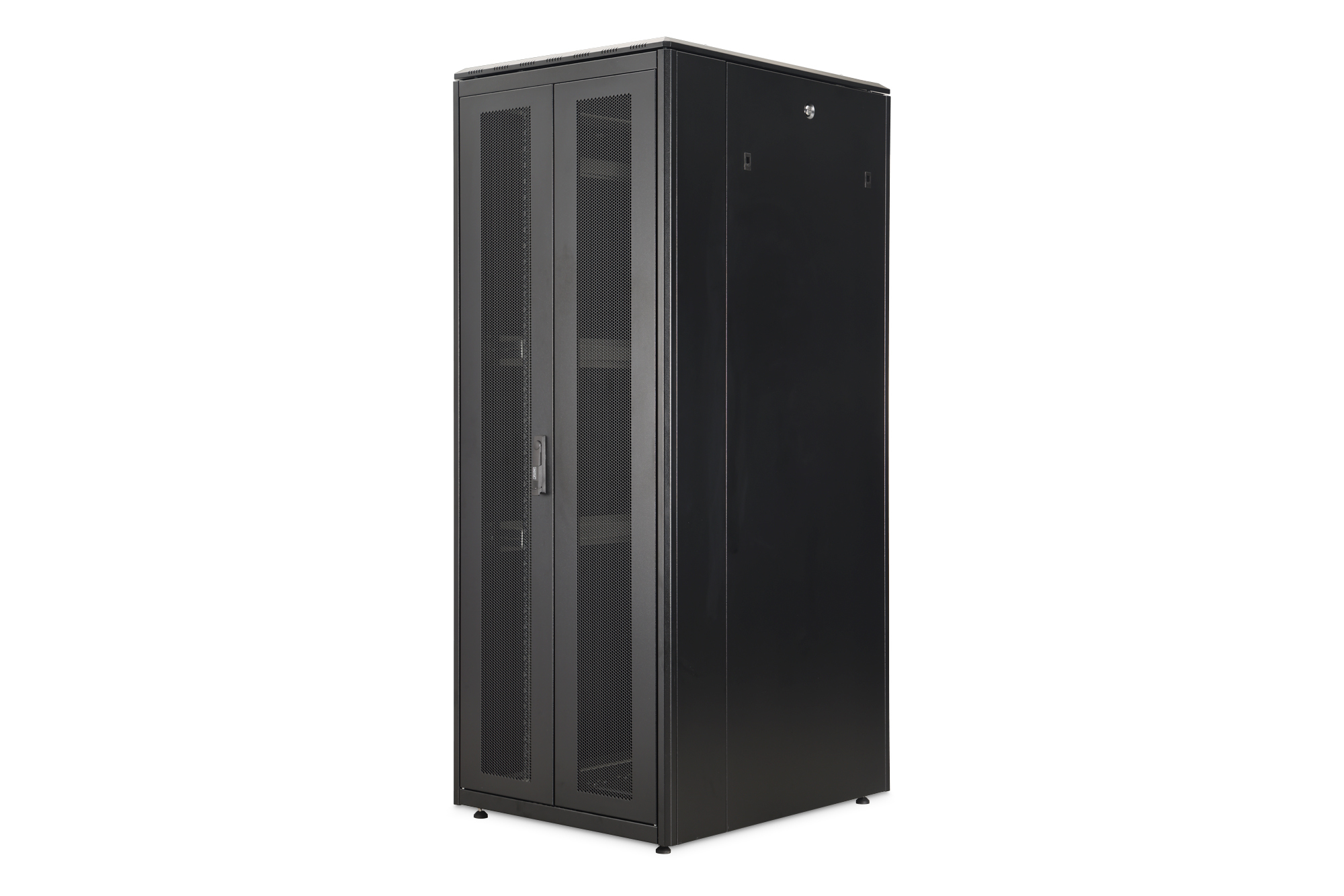 DIGITUS Unique Server-N 42U 19" server cabinet, 800 × 1000 mm (W × D), black — view 2