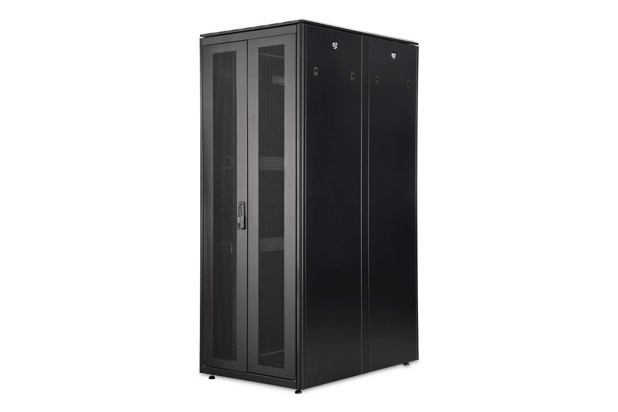 DIGITUS Unique Server-N 42U 19" server cabinet, 800 × 1200 mm (W × D), black — view 2