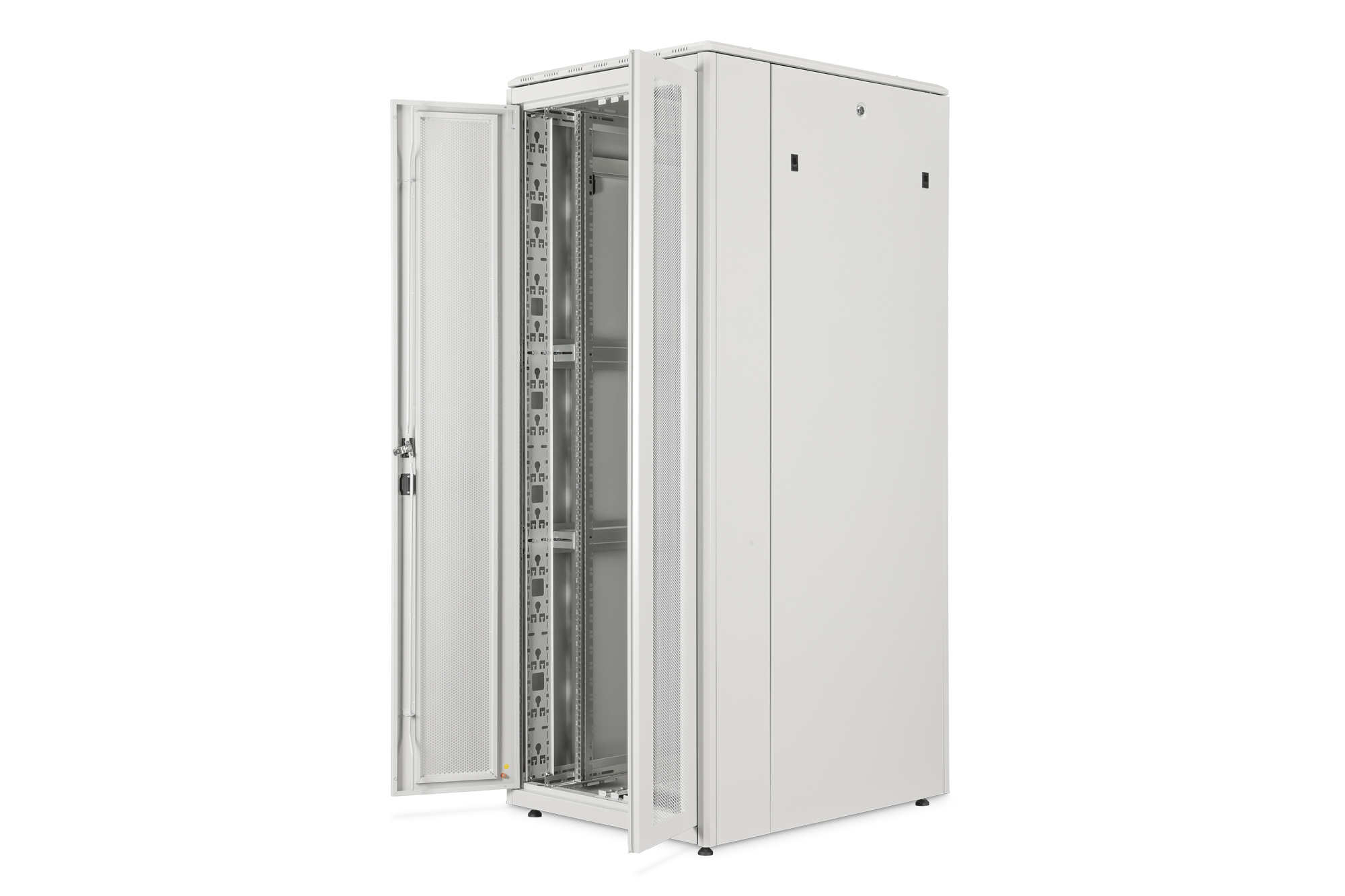 DIGITUS Unique Server-N 42U 19" server cabinet, 800 × 1000 mm (W × D), grey — view 3