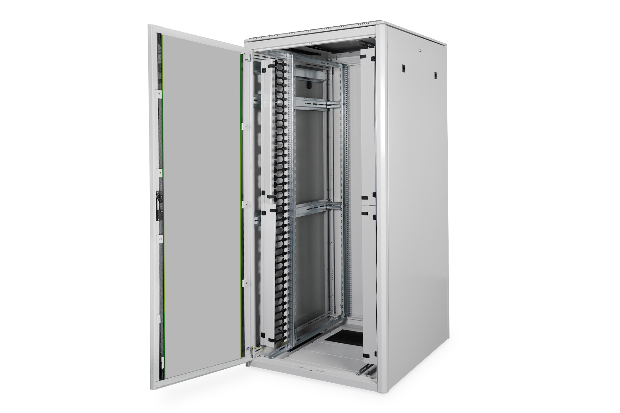 DIGITUS Varioflex-N 42U 19" network cabinet, 800 × 800 mm (W × D), grey — view 3