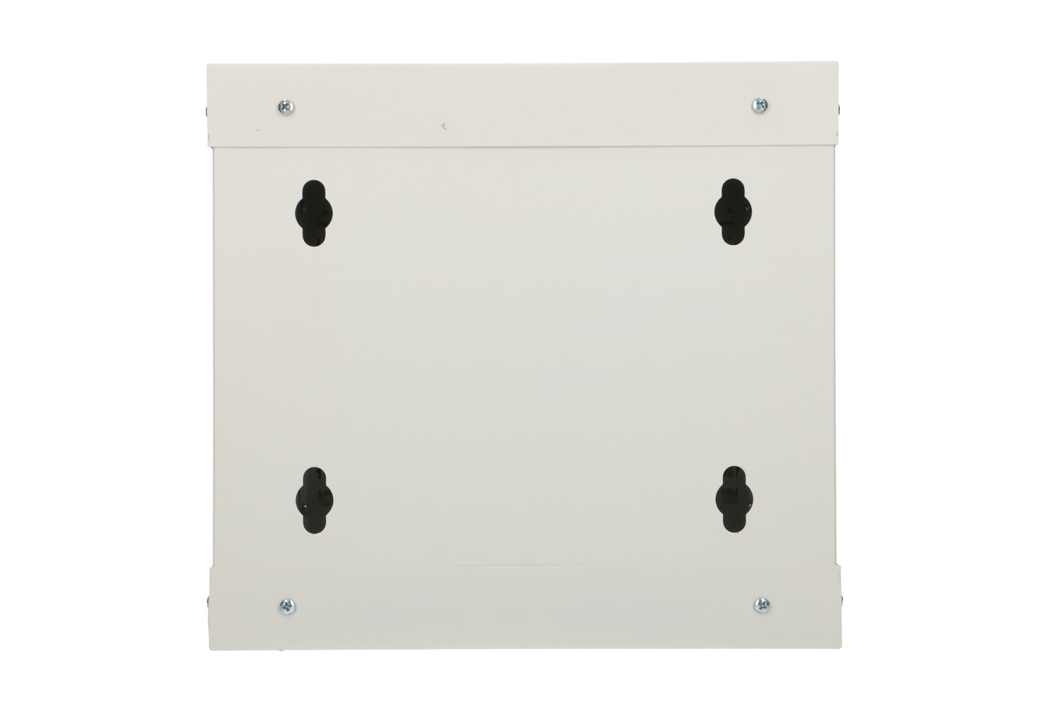 Extralink 4U 10-inch wall-mount rack cabinet, glass door, grey — view 3