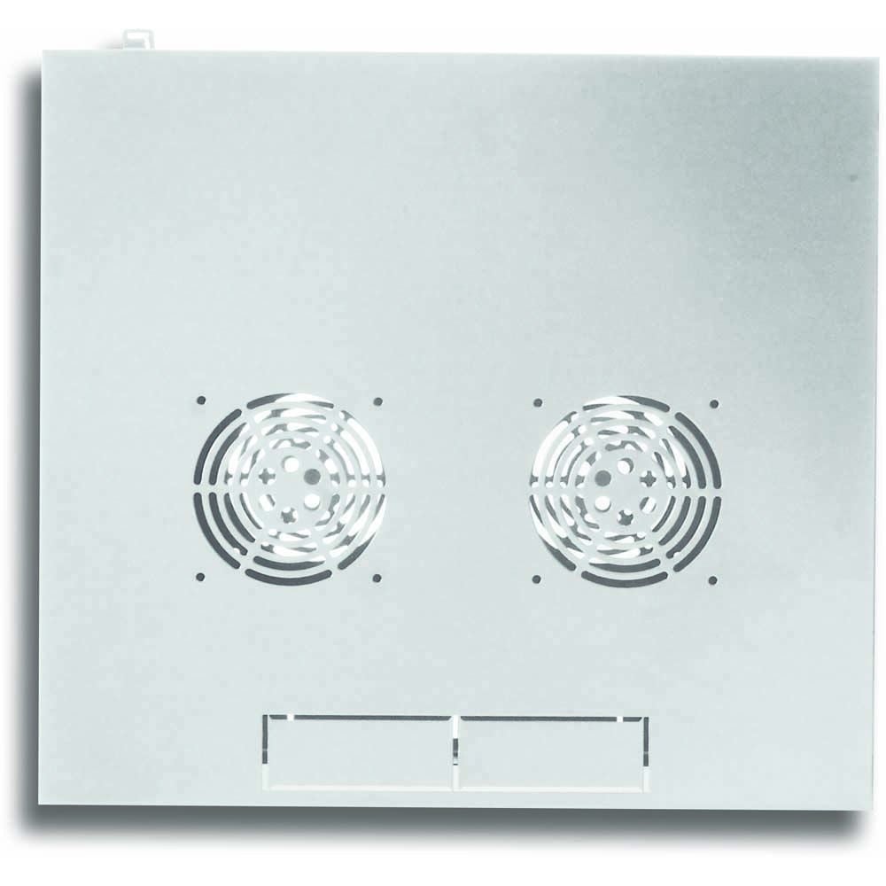Techly I-CASE EL-1006G32 6U 500 mm × 320 mm wall-mount 19-inch rack cabinet, glass door, grey — view 3