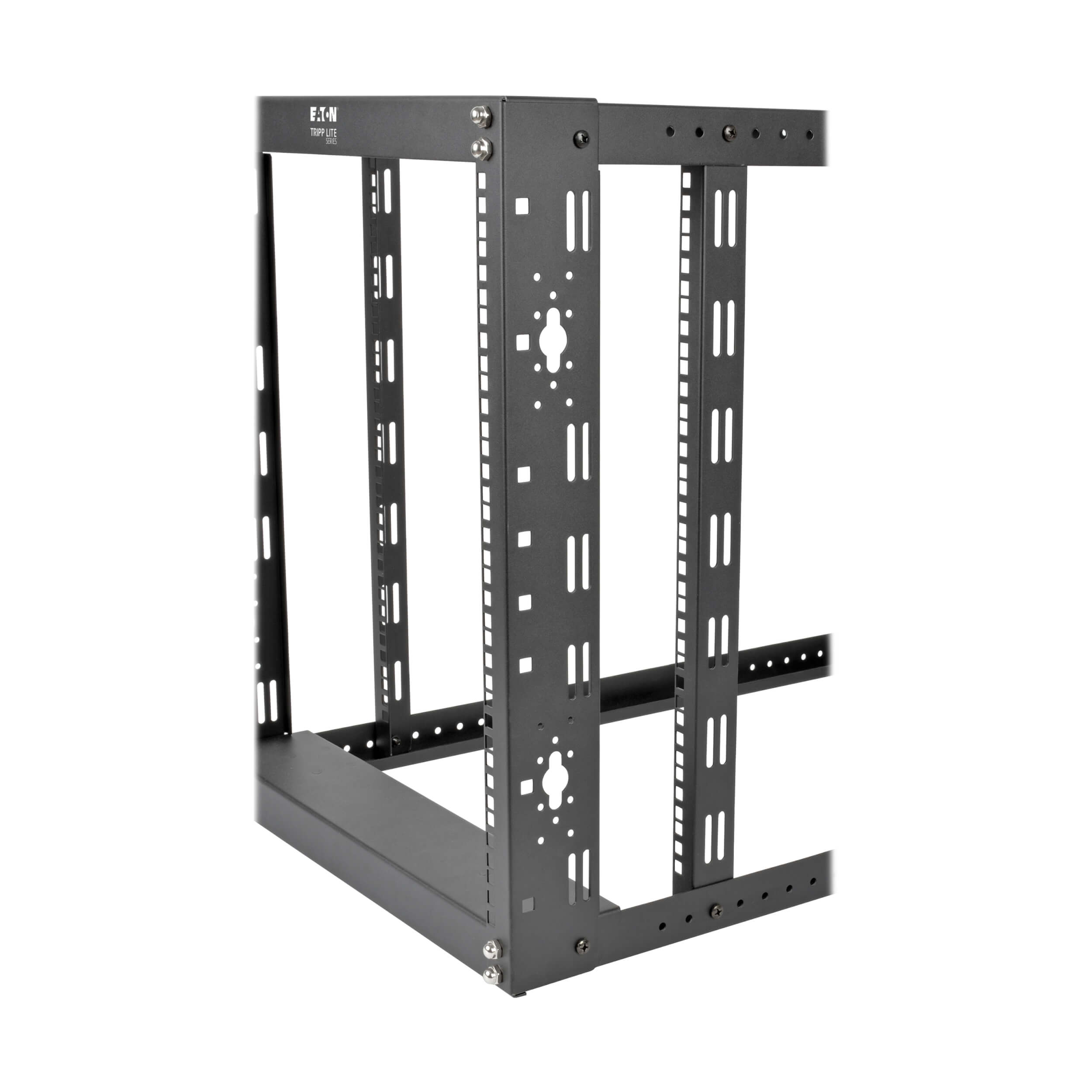 Eaton Tripp Lite Series SmartRack 12U Standard-Depth 4-Post Open Frame Rack, 517 mm × 913 mm, black — view 2