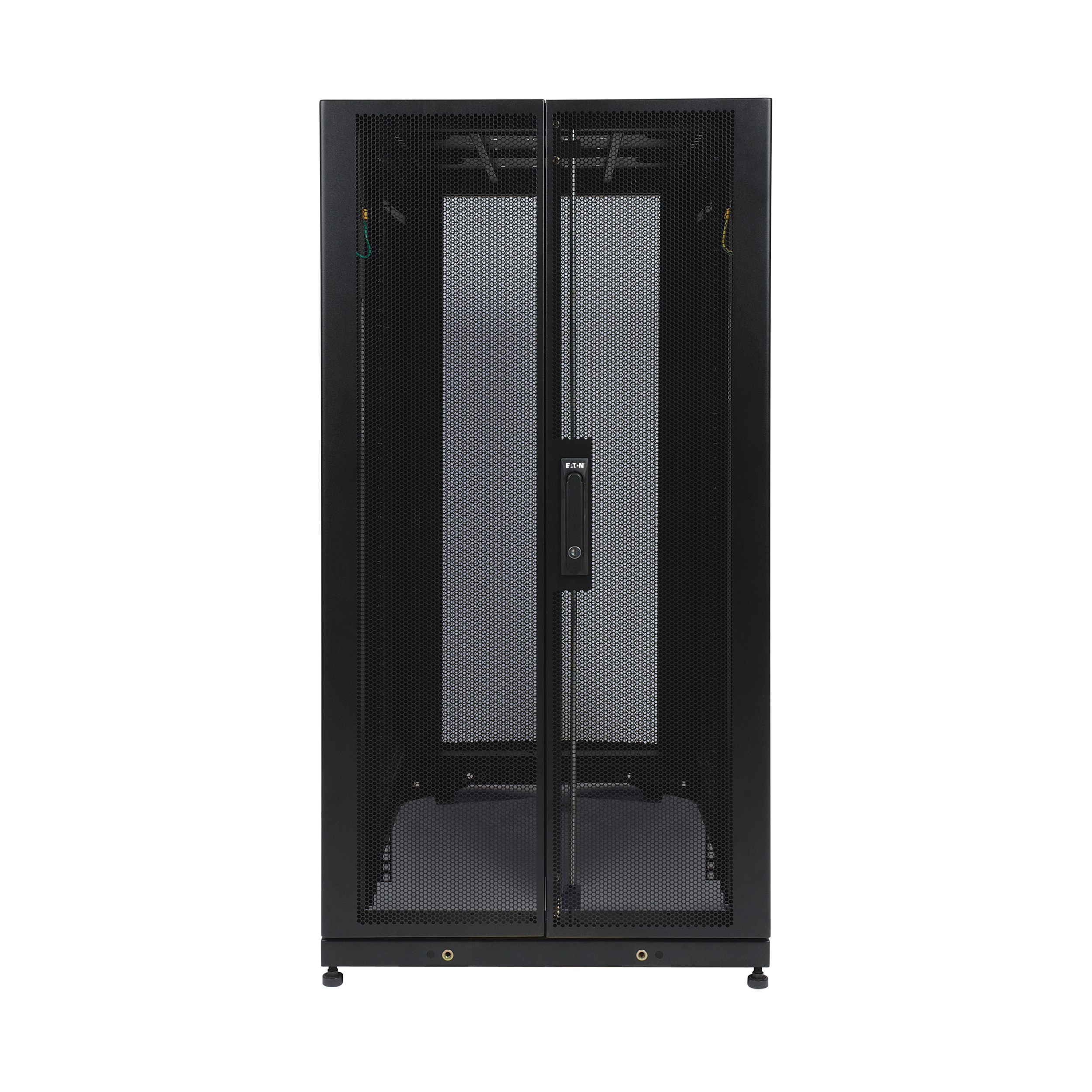 Eaton Tripp Lite Series 25U SmartRack Standard-Depth Half-Height Server Rack Enclosure, Doors and Side Panels, 600 mm × 1092 mm, black — view 3