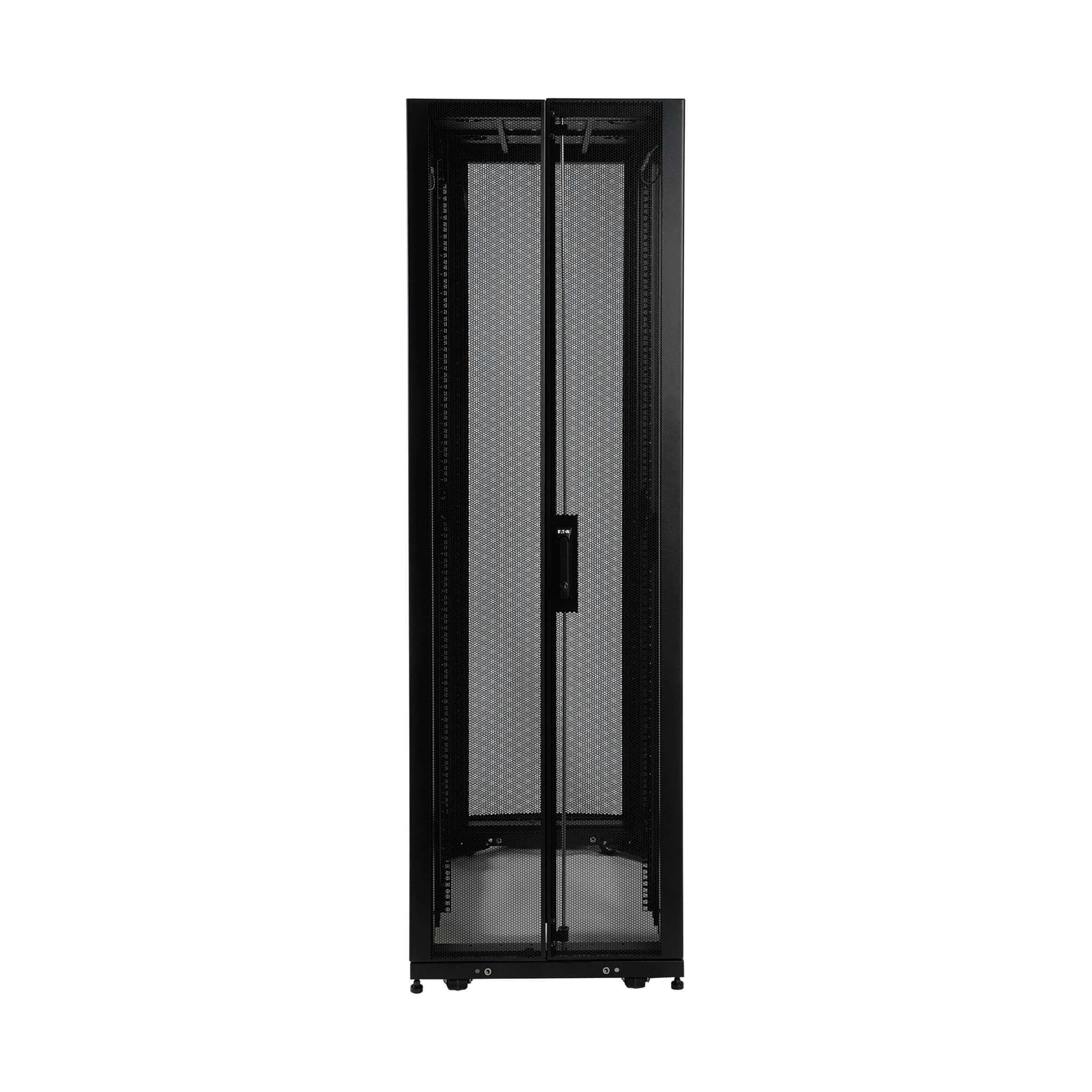 Eaton Tripp Lite Series 42U SmartRack Expandable Standard-Depth Server Rack Enclosure Cabinet - side panels not included, 600 mm × 1092 mm, black — view 2