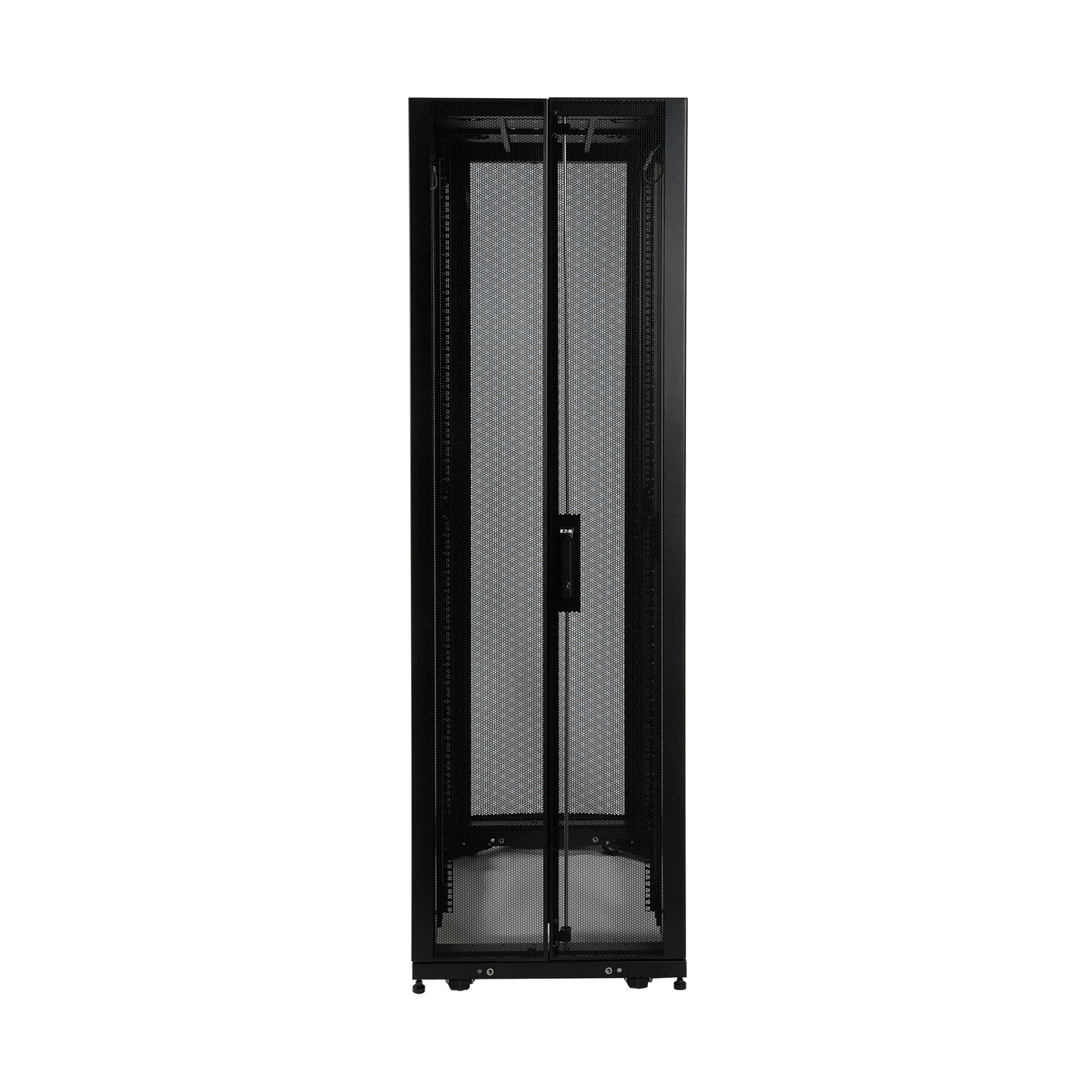 Eaton Tripp Lite Series 42U SmartRack Standard-Depth Rack Enclosure Cabinet with doors, side panels & shock pallet shipping, 600 mm × 1092 mm, black — view 3