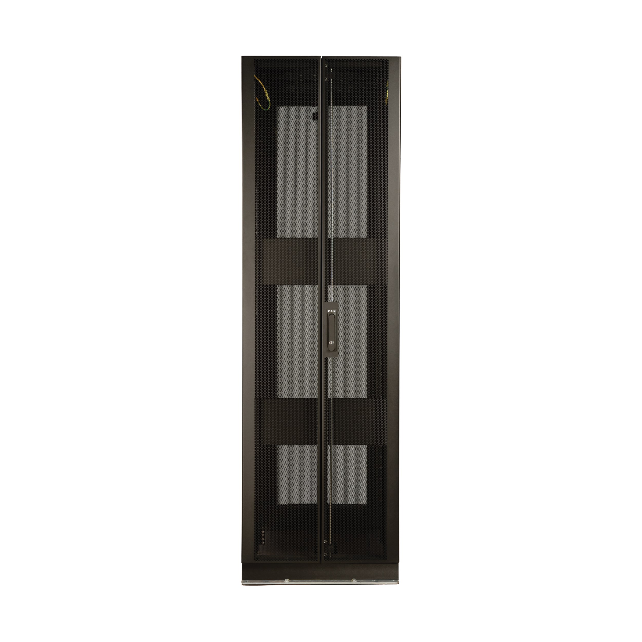 Eaton Tripp Lite Series 42U SmartRack Seismic-Certified Standard-Depth Rack Enclosure Cabinet with doors & side panels, 600 mm × 1092 mm, black — view 3