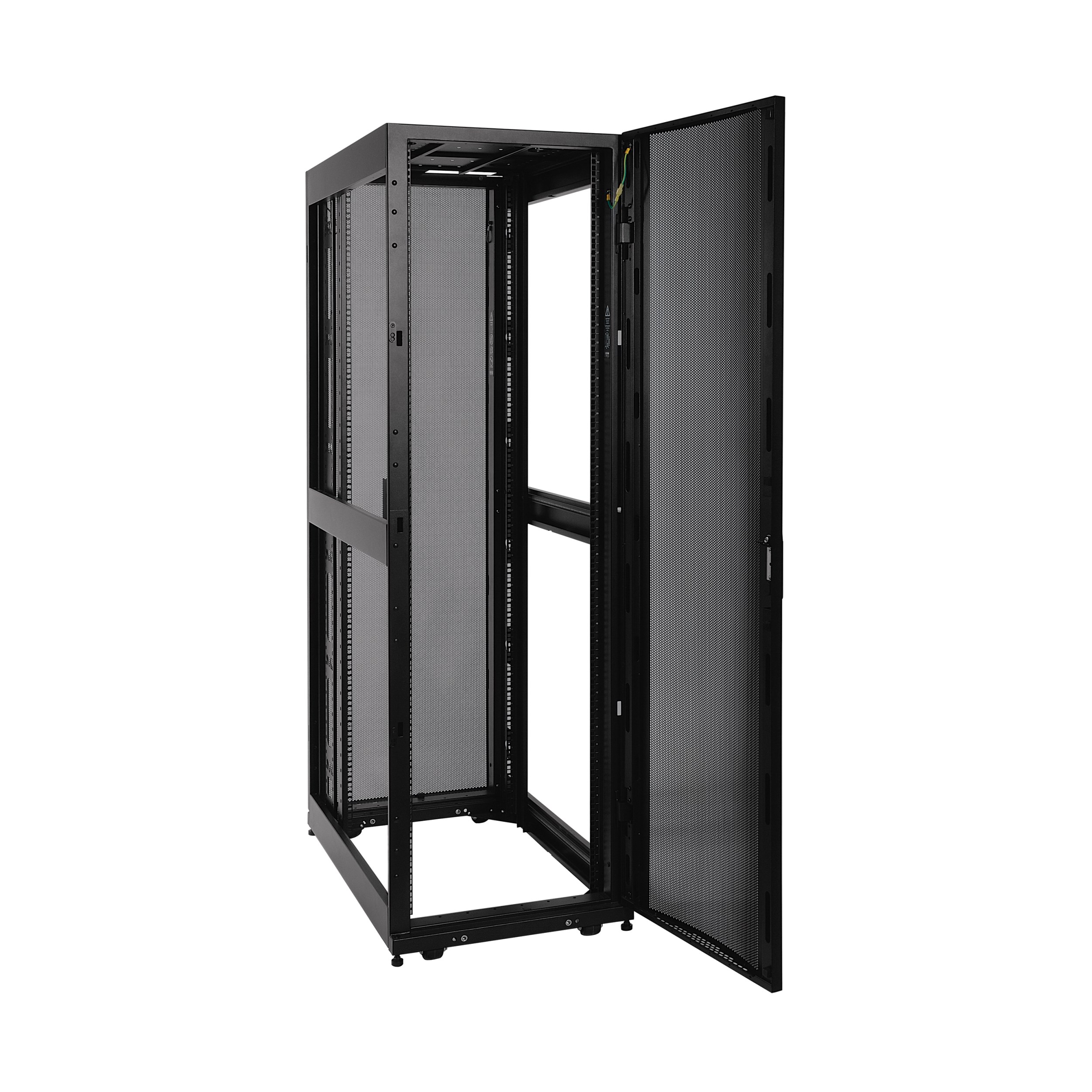 Eaton Tripp Lite Series 45U SmartRack Standard-Depth Server Rack Enclosure Cabinet with doors & side panels, 600 mm × 1092 mm, black — view 2