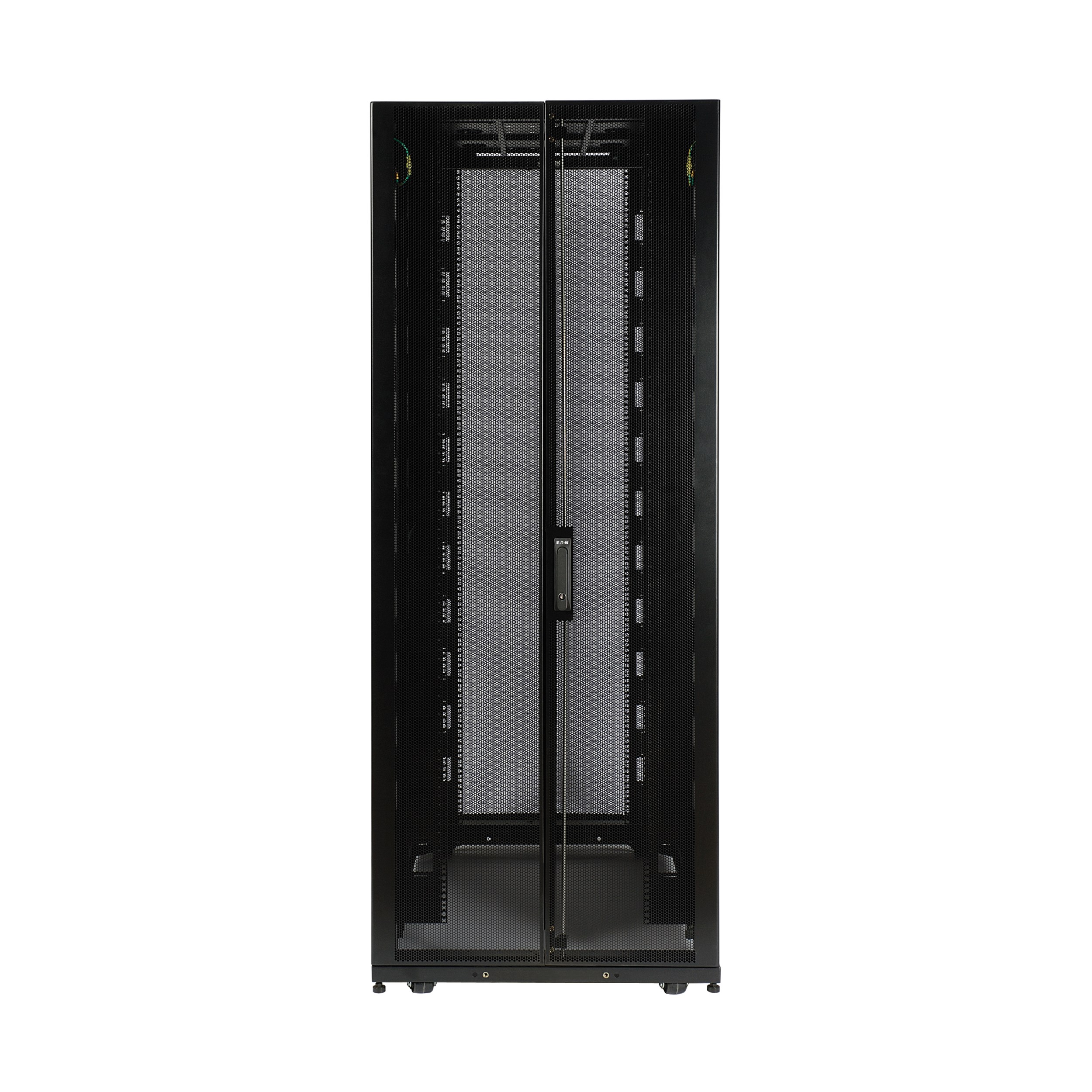 Eaton Tripp Lite Series 48U SmartRack Deep and Wide Rack Enclosure Cabinet with doors & side panels, 751 mm × 1232 mm, black — view 2