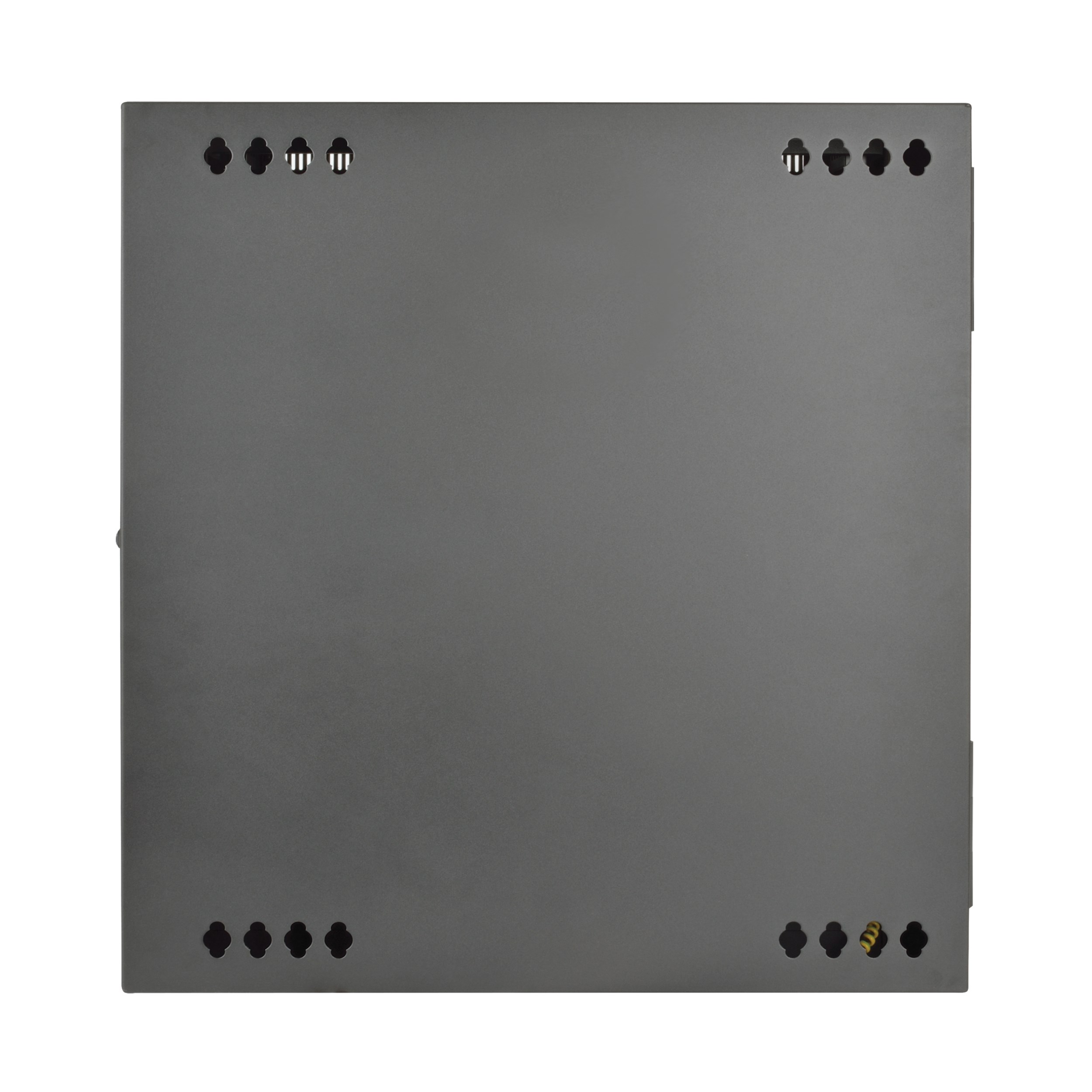 Eaton Tripp Lite Series SmartRack 10U Low-Profile Switch-Depth Wall-Mount Small Rack Enclosure, Hinged Back, 600 mm × 549 mm, black — view 3