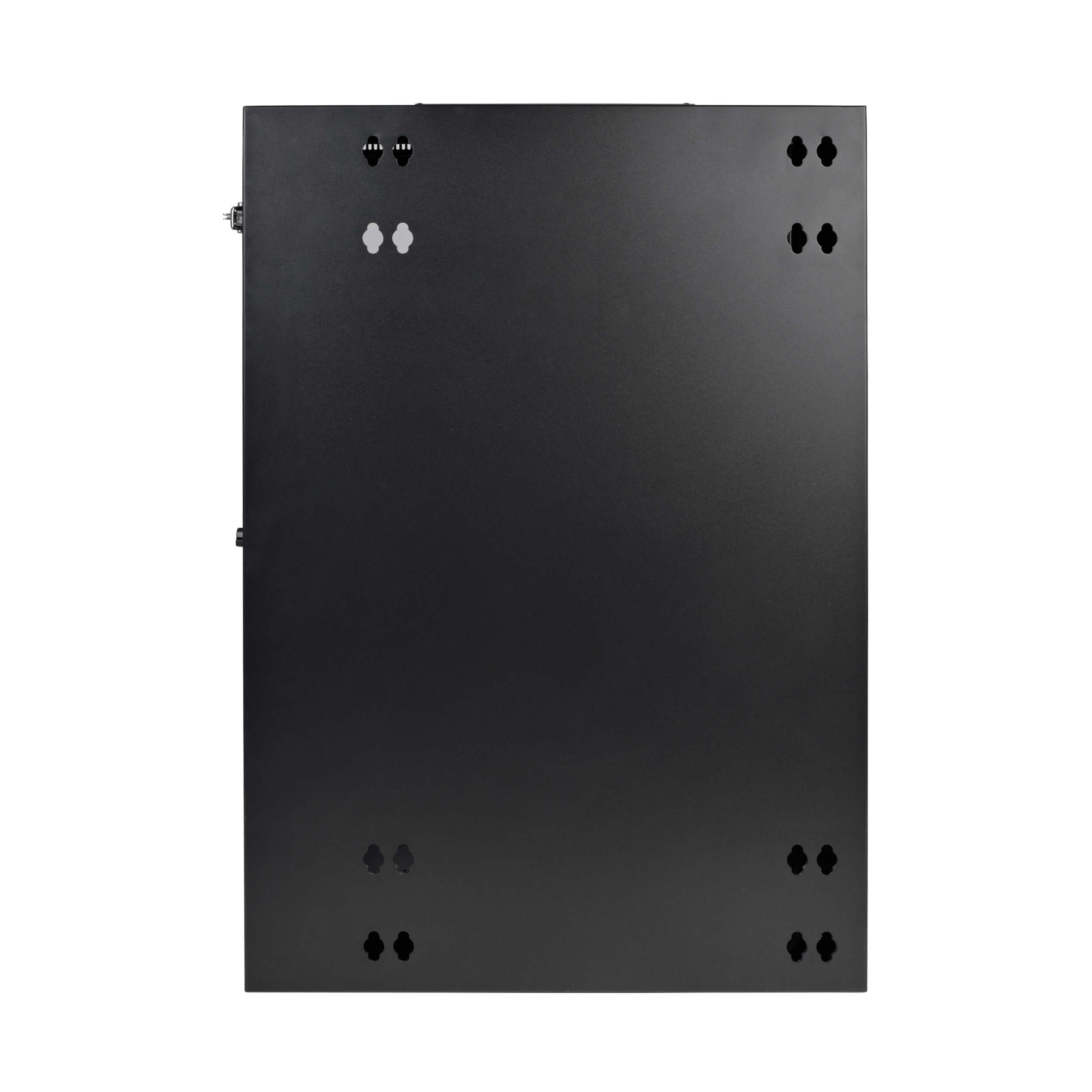 Eaton Tripp Lite Series SmartRack 18U Low-Profile Switch-Depth Wall-Mount Half-Height Rack Enclosure, Clear Acrylic Window, Hinged Back, 600 mm × 549 mm, black — view 3