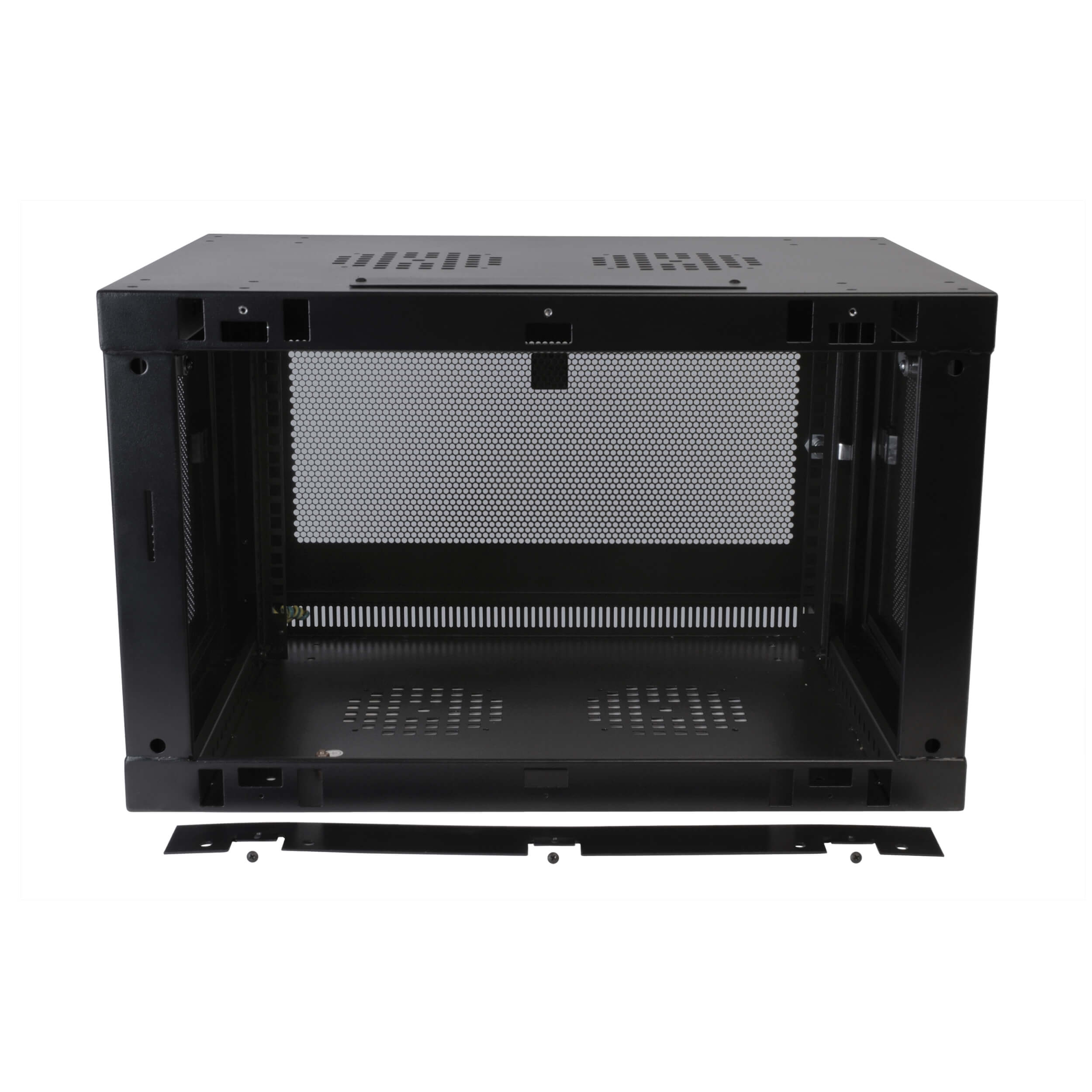 Eaton Tripp Lite Series SmartRack 6U Low-Profile Switch-Depth Wall-Mount Mini Rack Enclosure, 600 mm × 444 mm, black — view 3