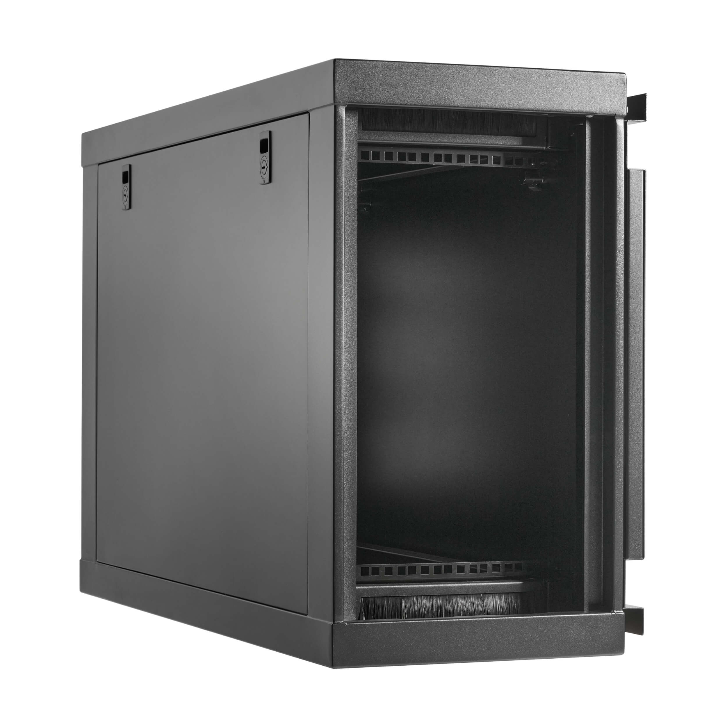 Eaton Tripp Lite Series SmartRack 6U Low-Profile Side-Mount Wall-Mount Mini Rack Enclosure, Black, 992 mm × 353 mm, black — view 2