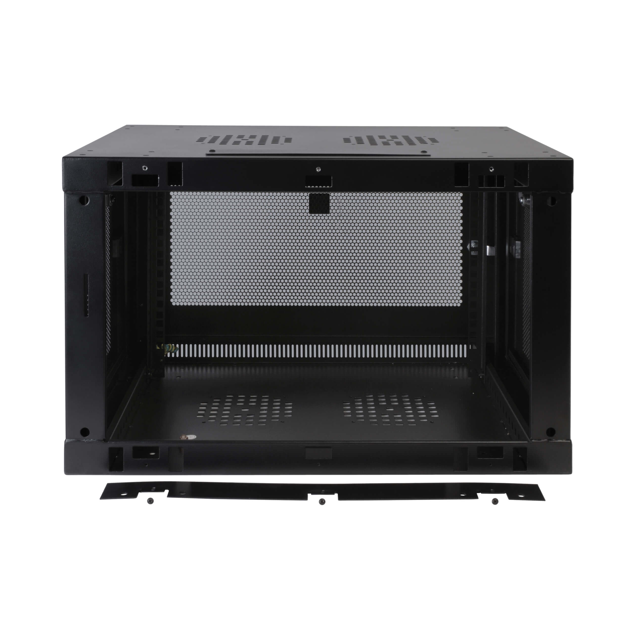 Eaton Tripp Lite Series SmartRack 9U Low-Profile Switch-Depth Wall-Mount Mini Rack Enclosure, 600 mm × 452 mm, black — view 2