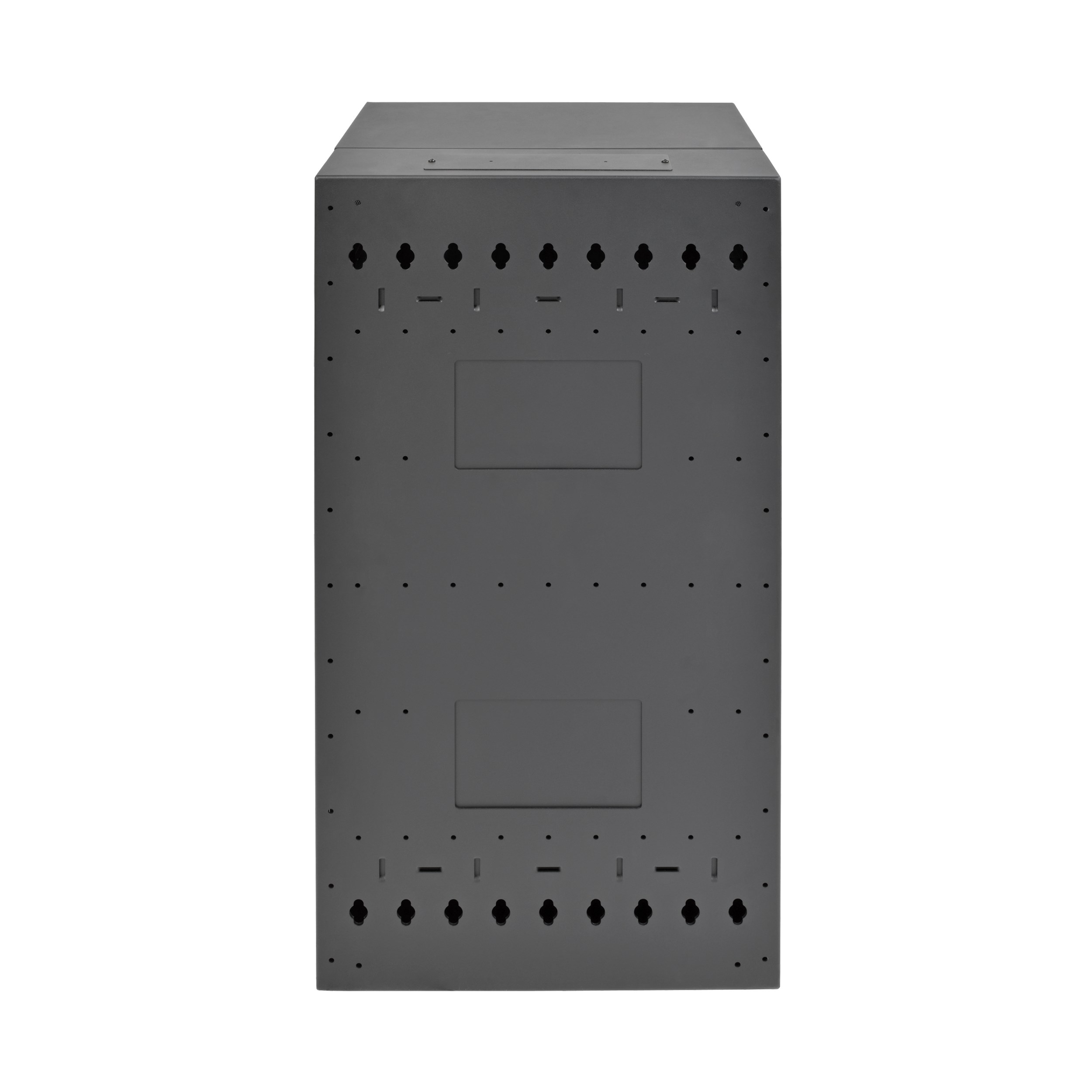 Eaton Tripp Lite Series SmartRack 12U Low-Profile Vertical-Mount Wall-Mount Small Server Rack Enclosure, 500 mm × 410 mm, black — view 3