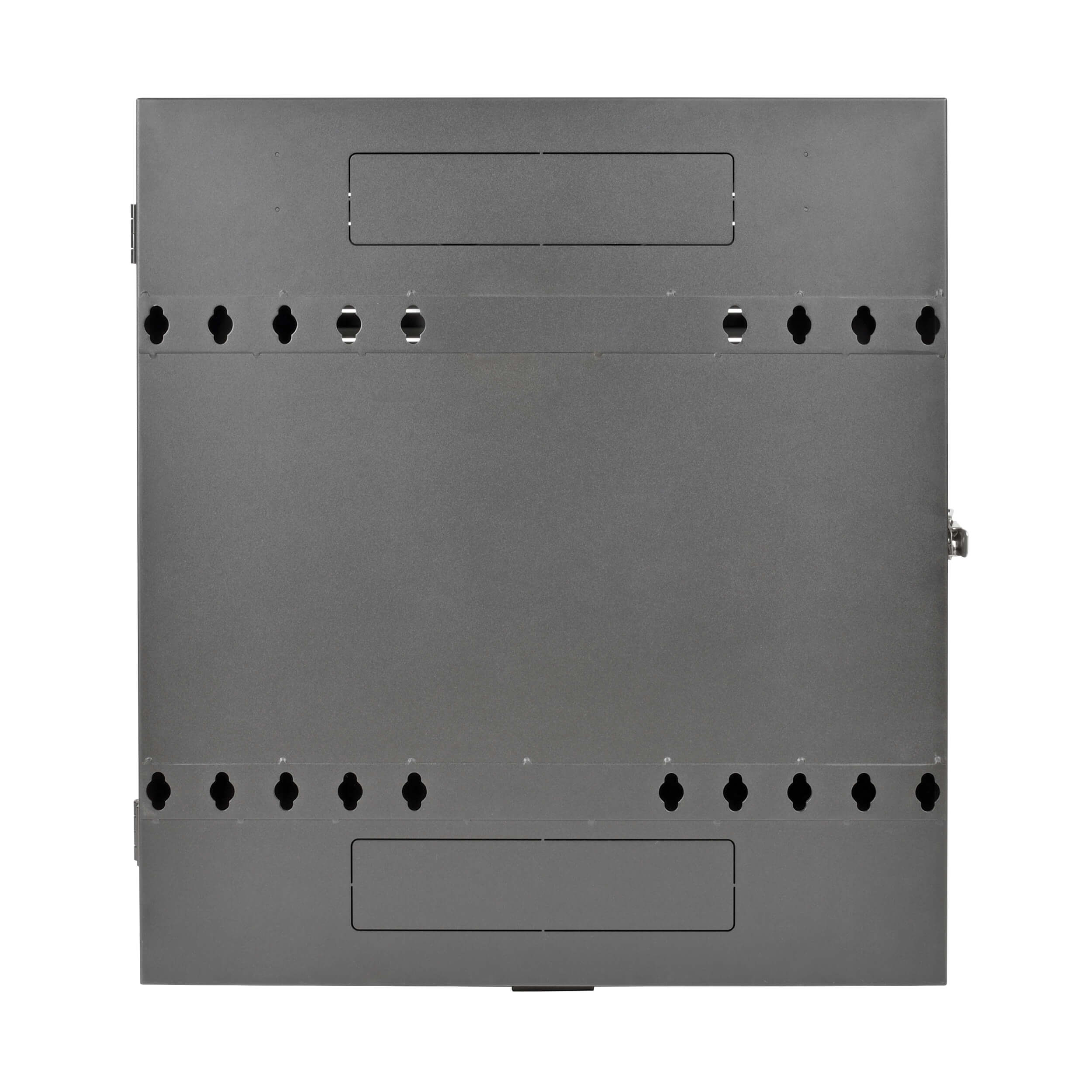 Eaton Tripp Lite Series SmartRack 2U Low-Profile Vertical-Mount Switch-Depth Wall-Mount Rack Enclosure Cabinet, 650 mm × 114 mm, black — view 3