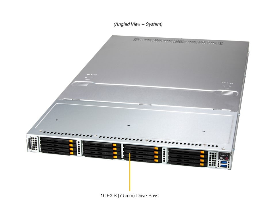Supermicro SSG-121E-NE316R — angle view
