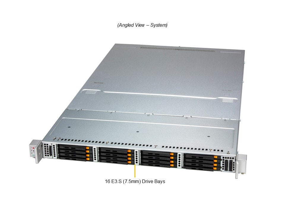 Supermicro SSG-122B-NE316R — angle view