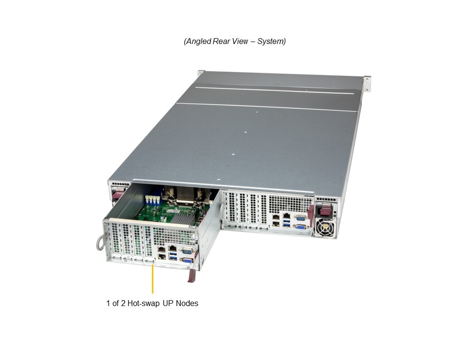 Supermicro SSG-221E-DN2R24R — top view