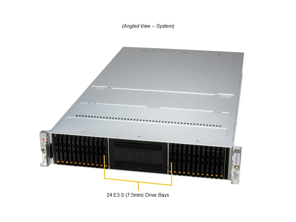 Supermicro SSG-221E-NE324R — angle view