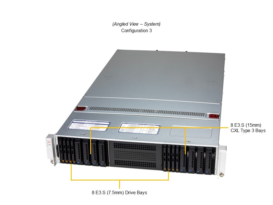 Supermicro SSG-222B-NE3X24R — rear view
