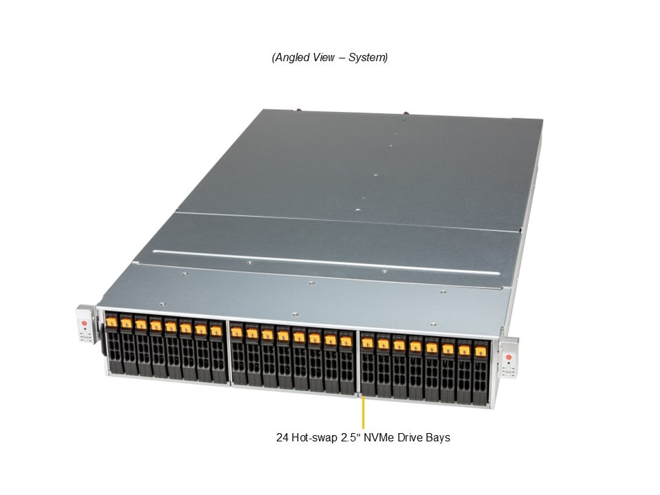 Supermicro SSG-229J-5BU24JBF — angle view