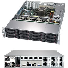 Supermicro SSG-5029P-E1CTR12L — top view