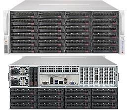 Supermicro SSG-5049P-E1CTR36L — top view