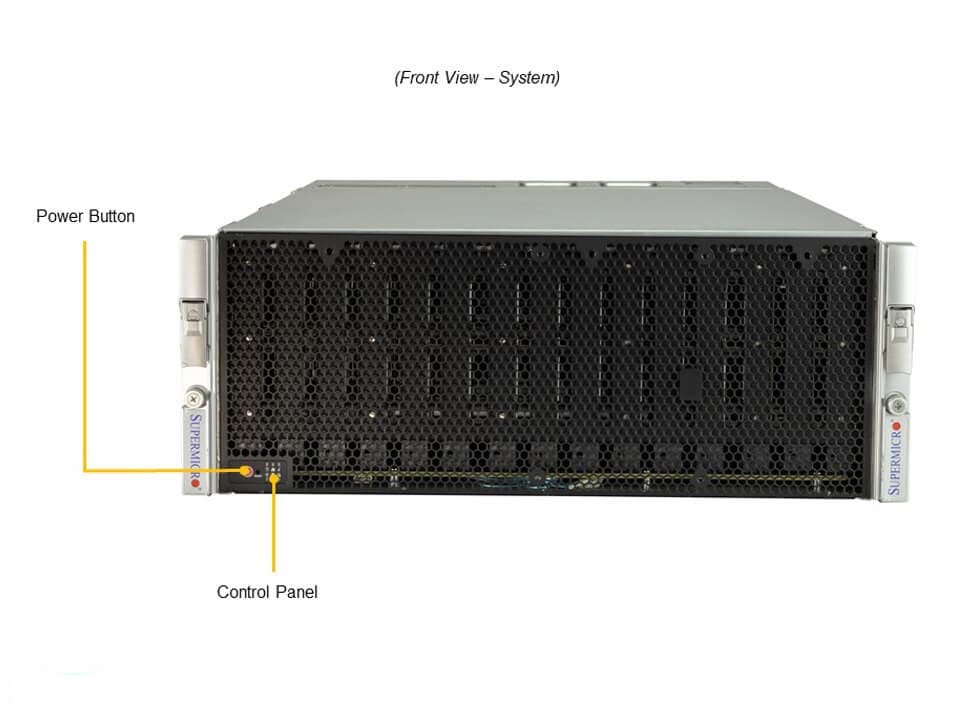 Supermicro SSG-540P-E1CTR60H — front view