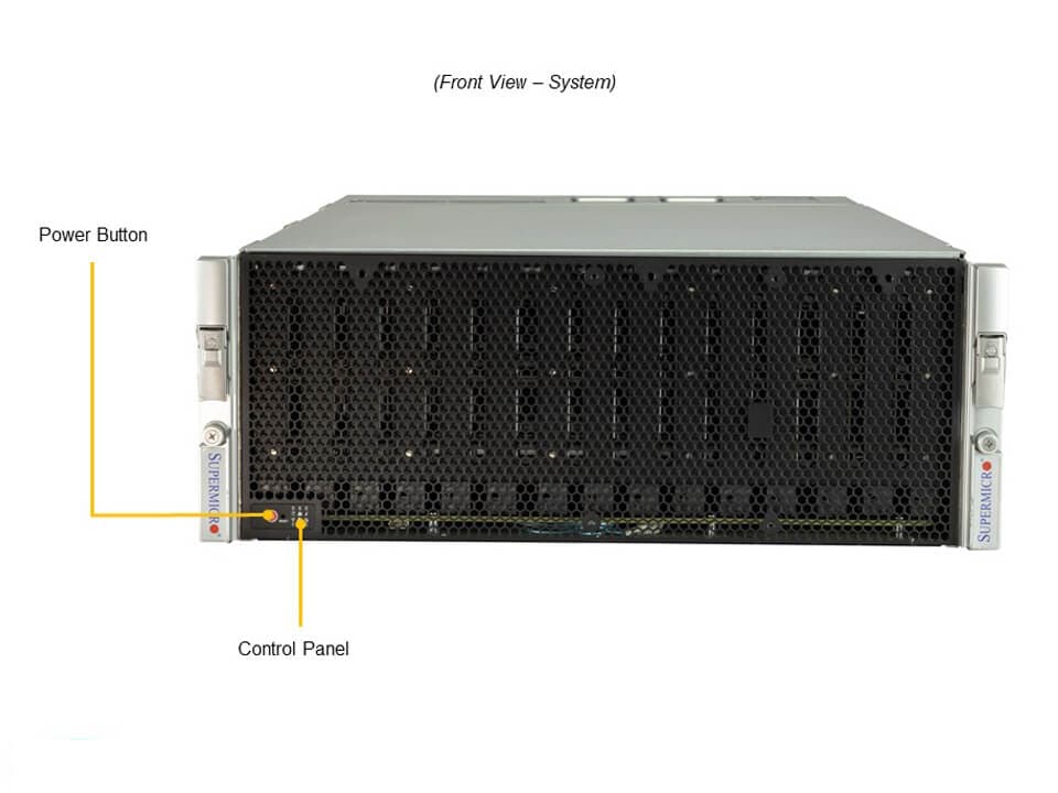 Supermicro SSG-540P-E1CTR60L — front view