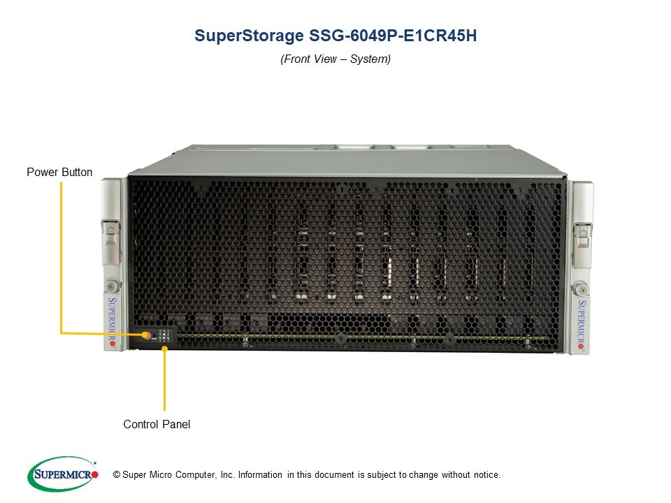 Supermicro SSG-6049P-E1CR45H — angle view