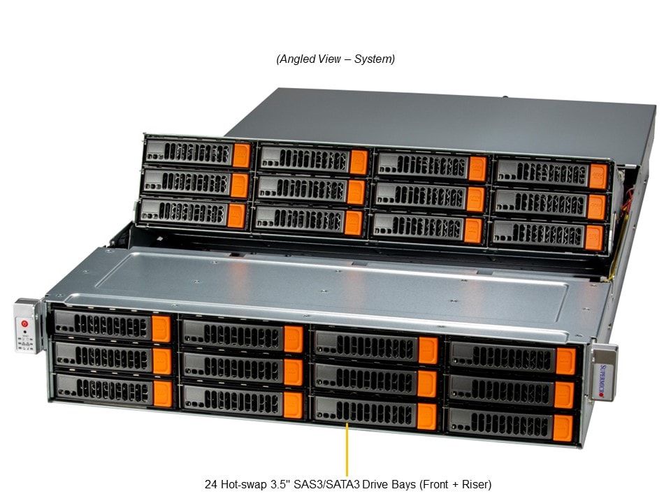 Supermicro SSG-620P-E1CR24H — angle view