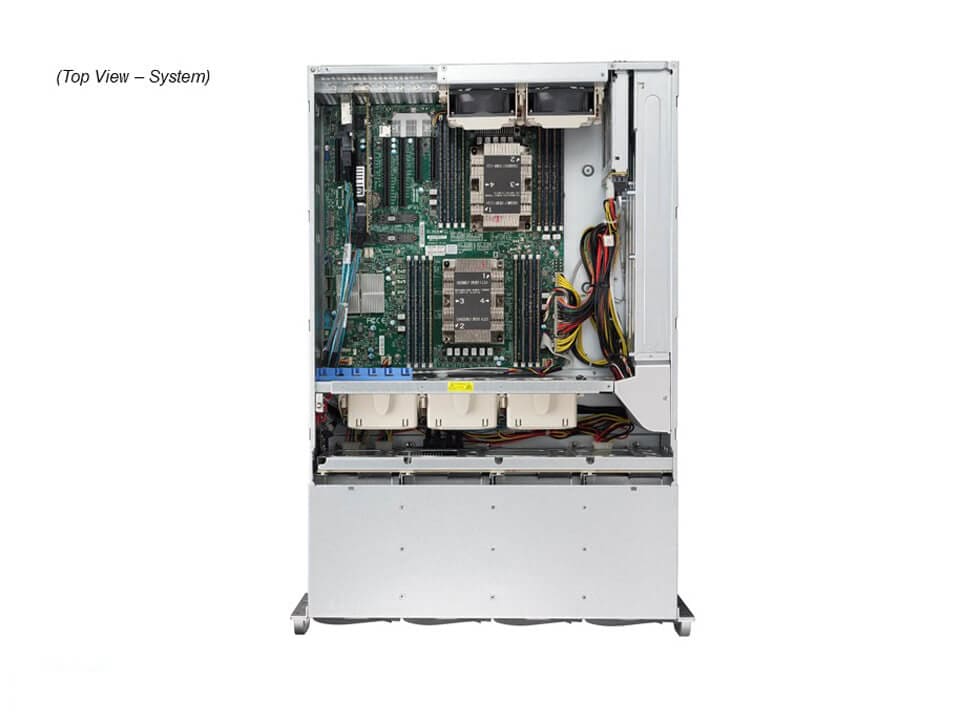 Supermicro SSG-640P-E1CR24H — top view