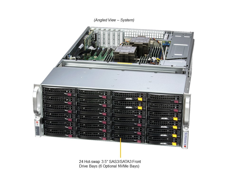 Supermicro SSG-641E-E1CR36H — angle view