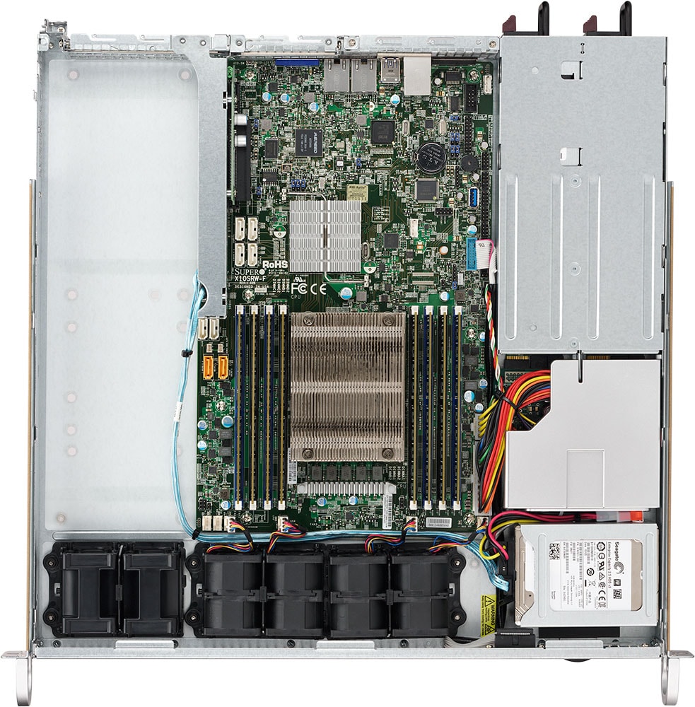 Supermicro SYS-1018R-WR — rear view