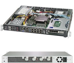 Supermicro SYS-1019C-FHTN8 — top view