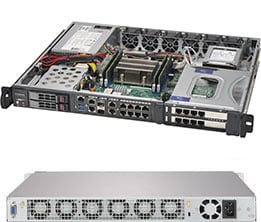 Supermicro SYS-1019D-14CN-FHN13TP — top view
