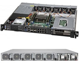 Supermicro SYS-1019D-14CN-RDN13TP — top view