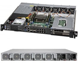 Supermicro SYS-1019D-4C-RAN13TP — top view