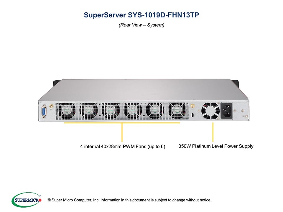 Supermicro SYS-1019D-FHN13TP — front view