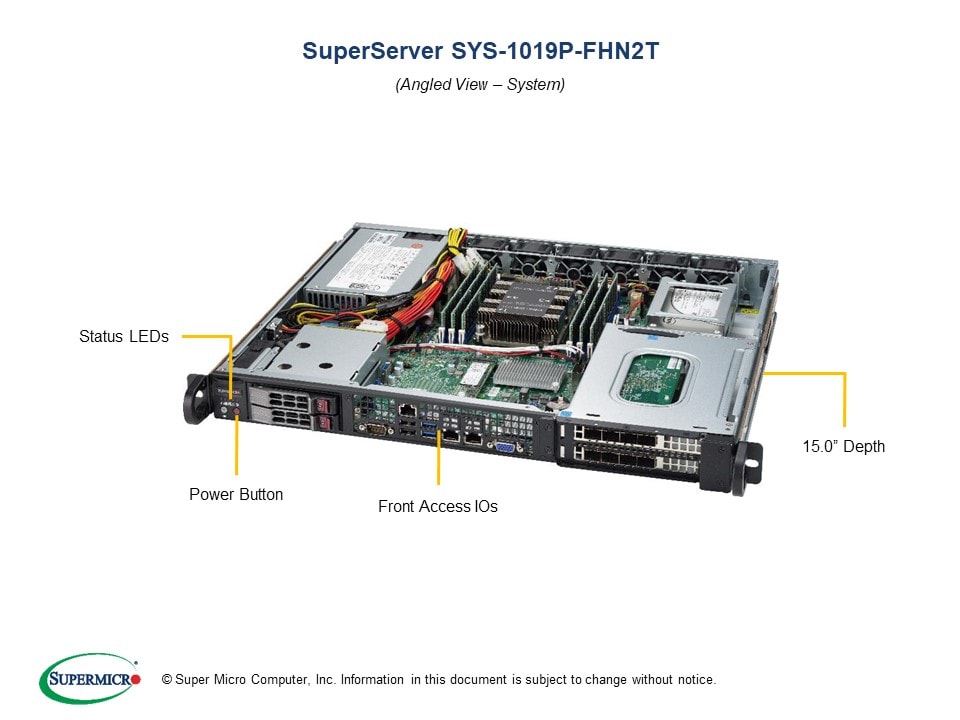 Supermicro Server SYS-1019P-FHN2T