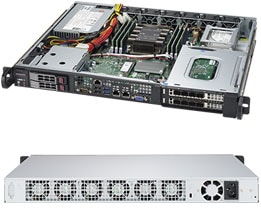 Supermicro SYS-1019P-FHN2T — top view